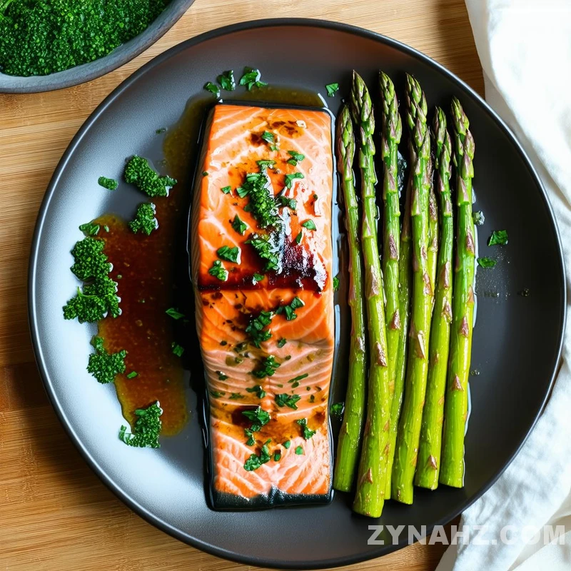 Salmon with Maple Dijon Glaze Recipe - Zynahz