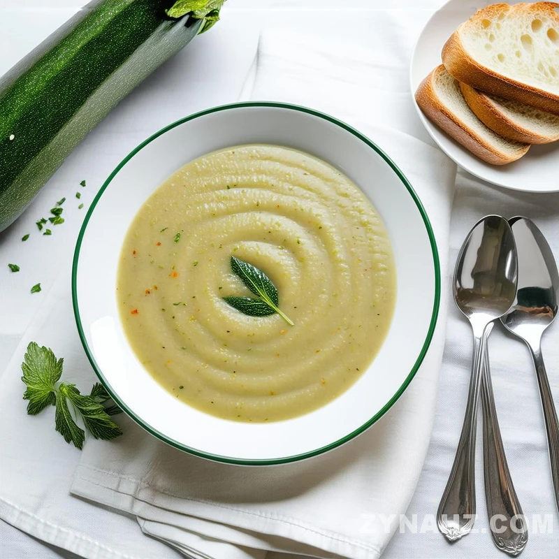 Creamy Zucchini Soup Recipe - Zynahz