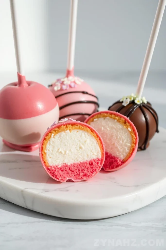 Neapolitan Cake Pops Recipe - Zynahz
