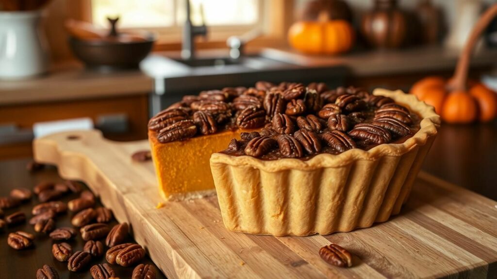 Pumpkin Pecan Pie Recipe