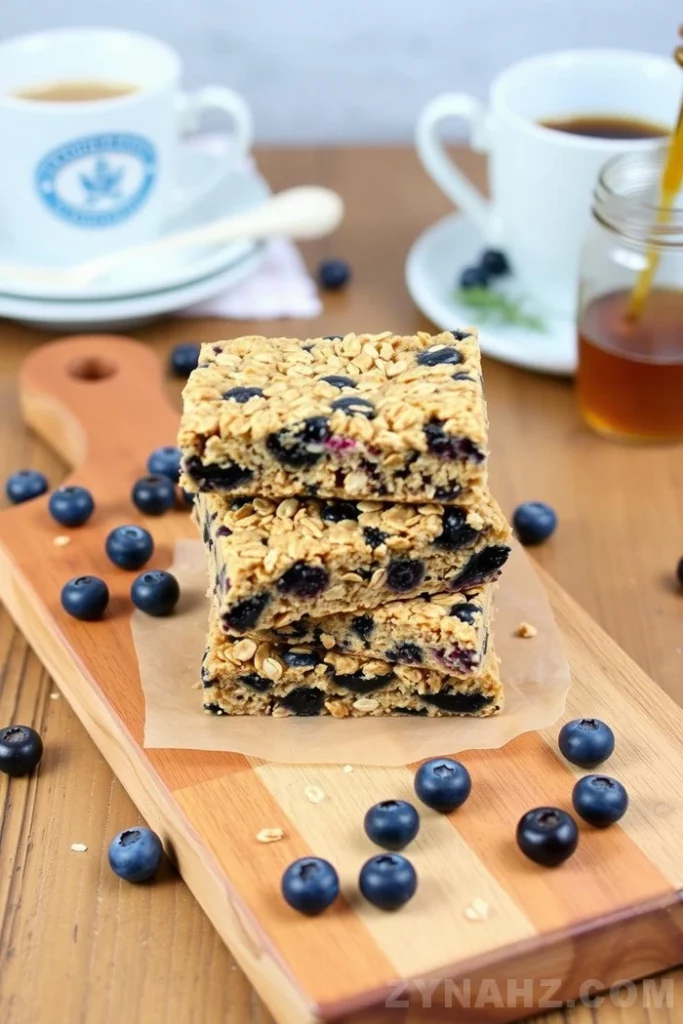 Blueberry Breakfast Bars Recipe - Zynahz
