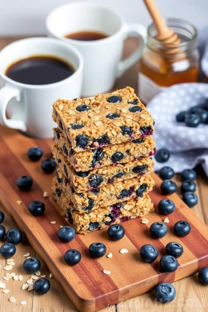 Blueberry Breakfast Bars Recipe - Zynahz