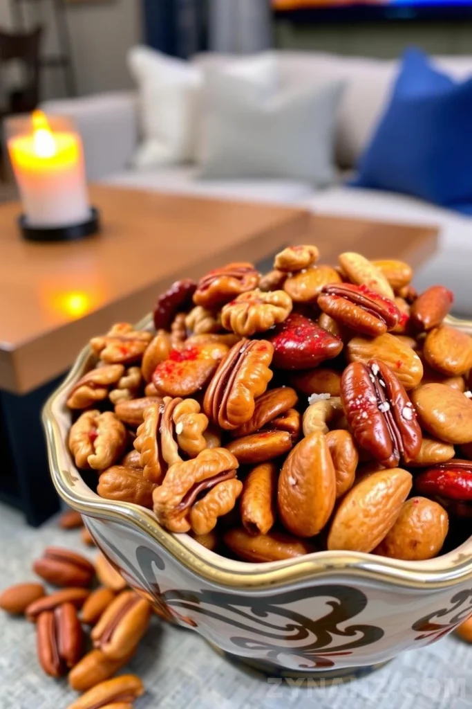Sweet and Spicy Nut Mix Recipe - Zynahz