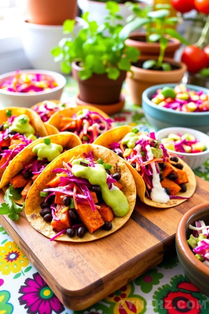 Sweet Potato Black Bean Tacos Recipe - Zynahz