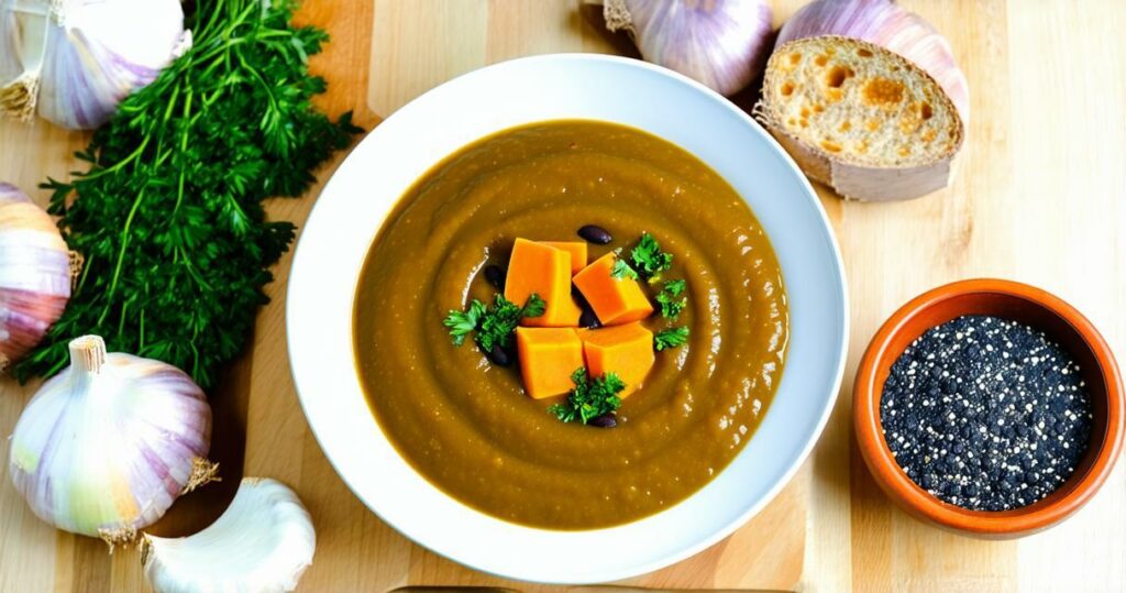 Sweet Potato and Black Bean Soup Recipe - Zynahz