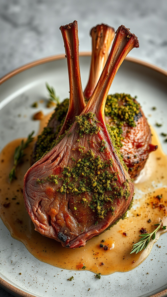 16. Herb-Crusted Rack of Lamb