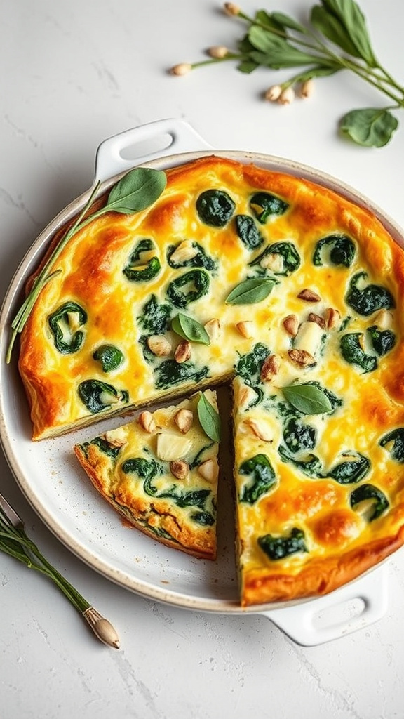 20. Artichoke and Spinach Frittata