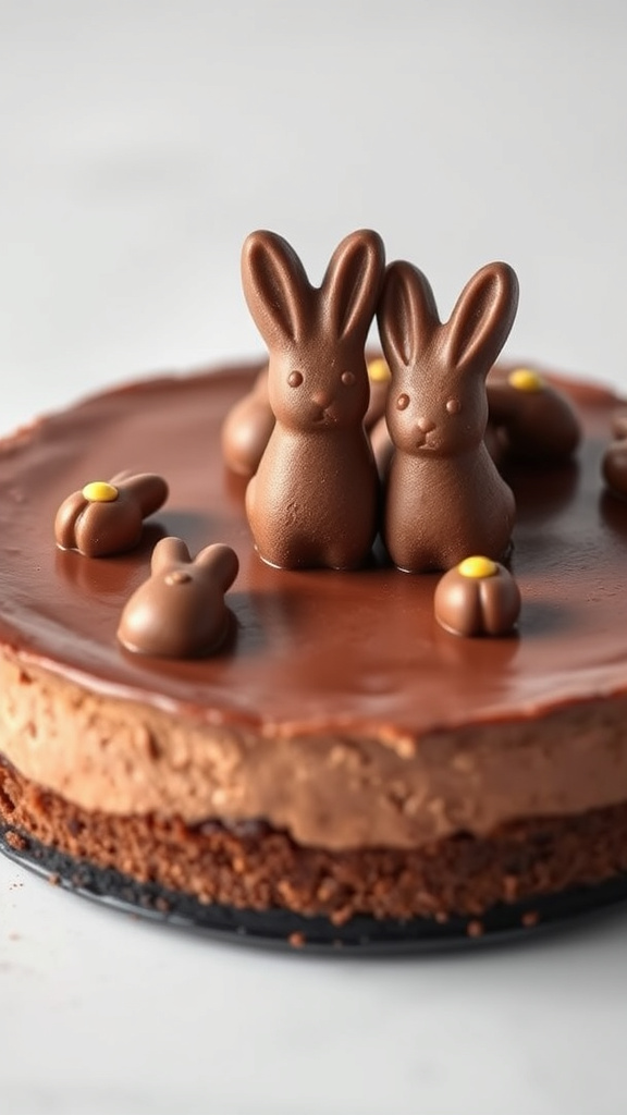 1. Chocolate Bunny Cheesecake