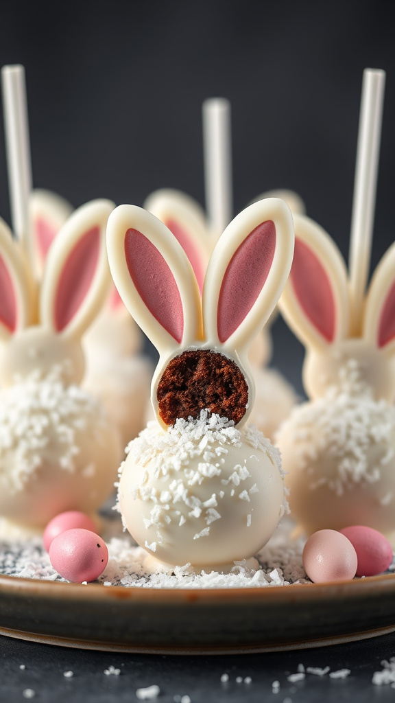 14. Bunny Tail Cake Pops