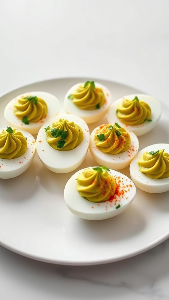 1. Avocado-Lime Deviled Eggs