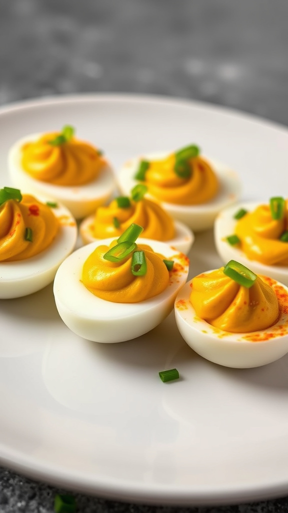 10. Thai Curry Deviled Eggs