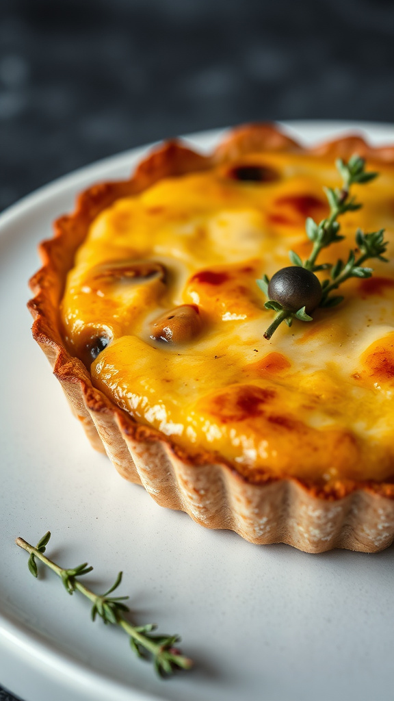 12. Truffle Mushroom Tart