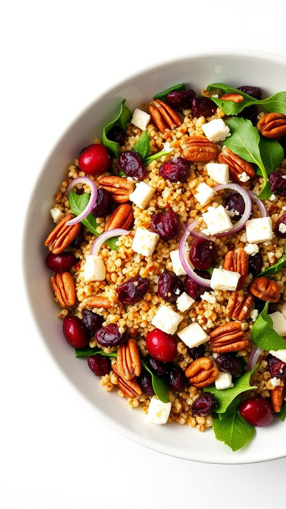 19. Cranberry Pecan Quinoa Salad