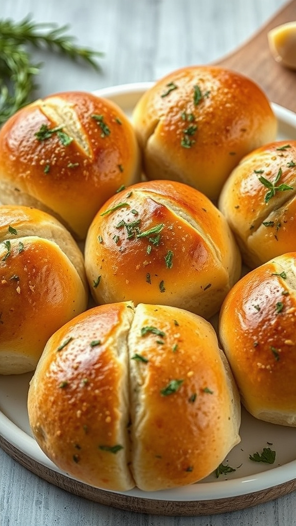 21. Fresh Herb Garlic Rolls