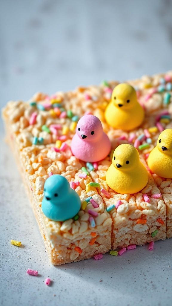 6. Peeps Marshmallow Rice Treats