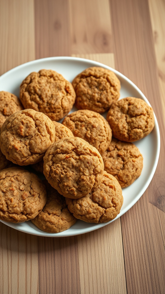 14. Vegan Carrot-Oatmeal Cookies