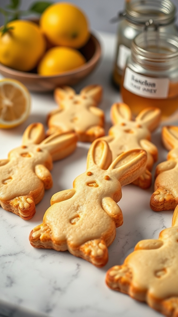 19. Honey Lemon Bunny Cookies