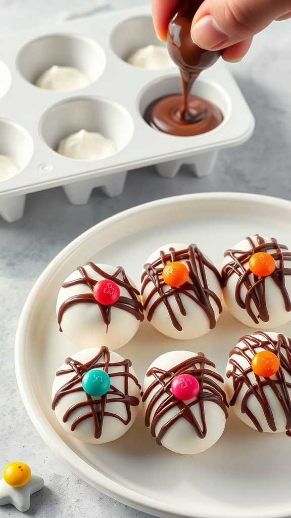 7. Chocolate Drizzle Cool Whip Eggs