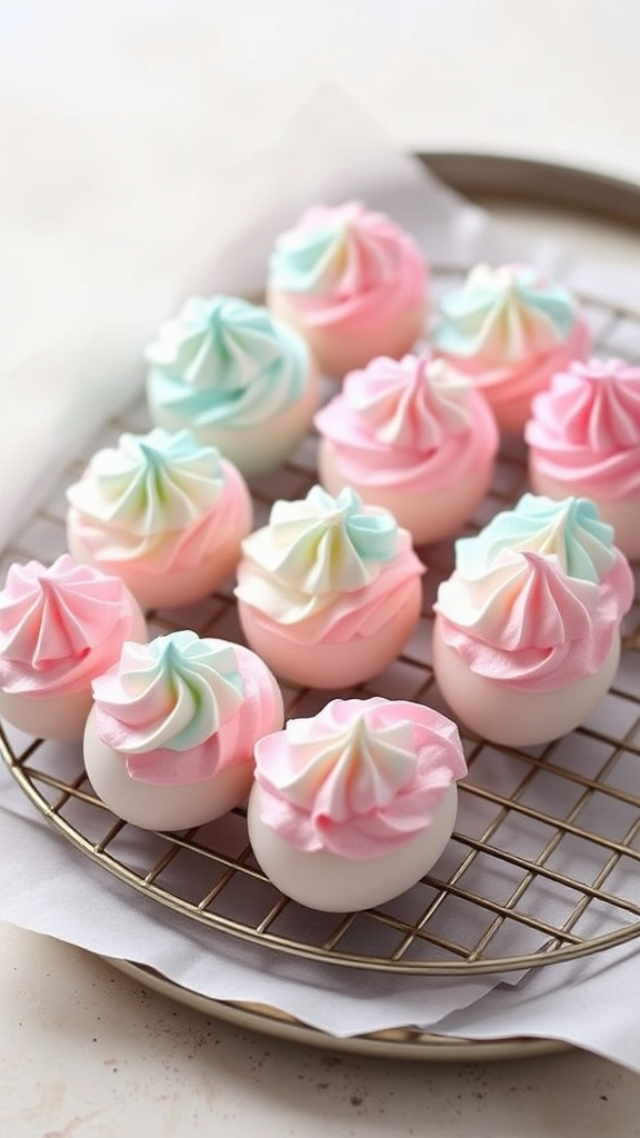 8. Cotton Candy Cool Whip Eggs