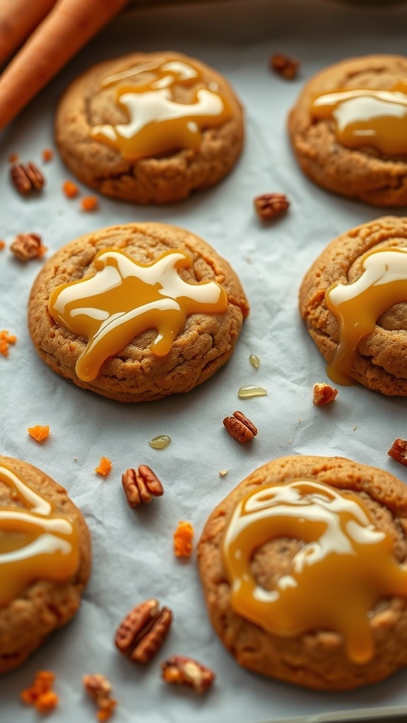 16. Honey Glazed Carrot Cookies