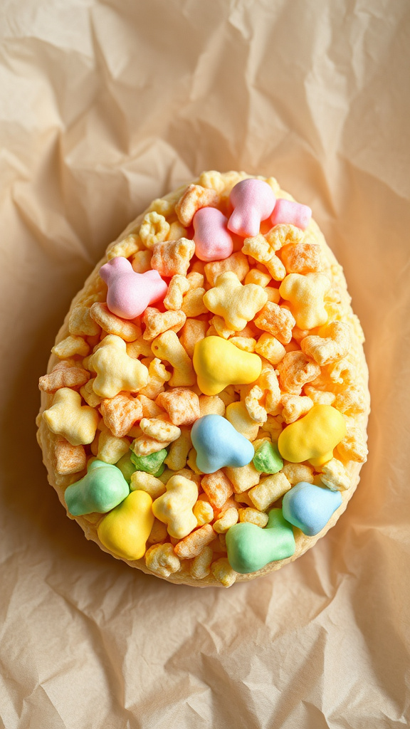 19. Easter Egg Rice Krispies Treats