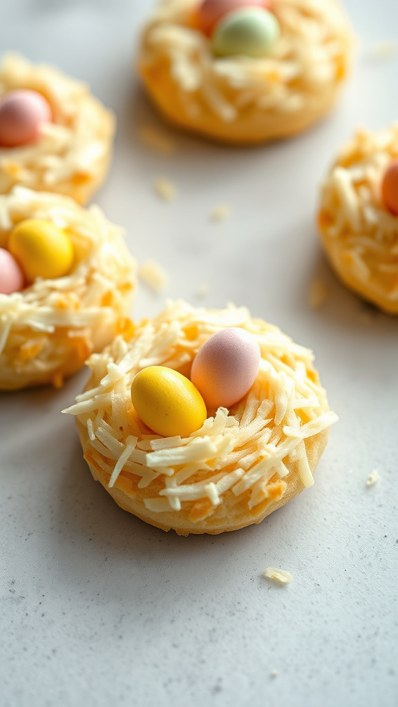 3. Lemon Coconut Nest Cookies