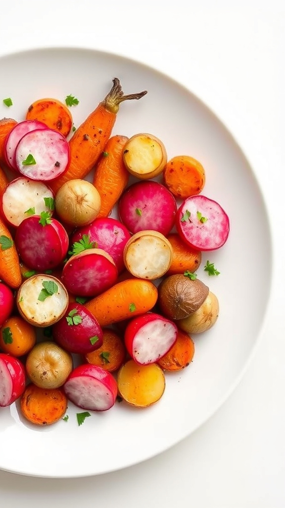 12. Roasted Radish Medley