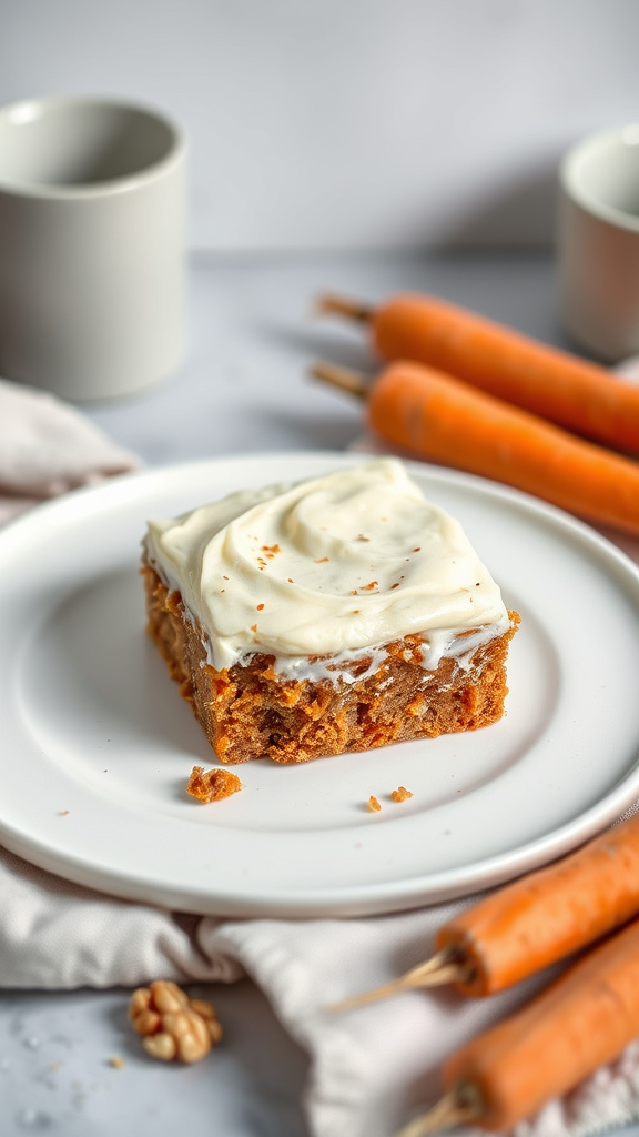 13. Spiced Carrot Cake Bars