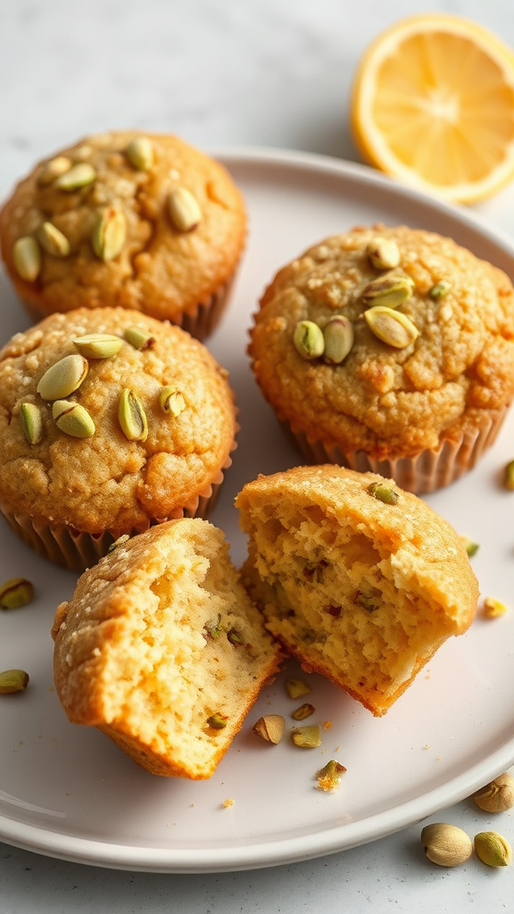 16. Pistachio Citrus Muffins