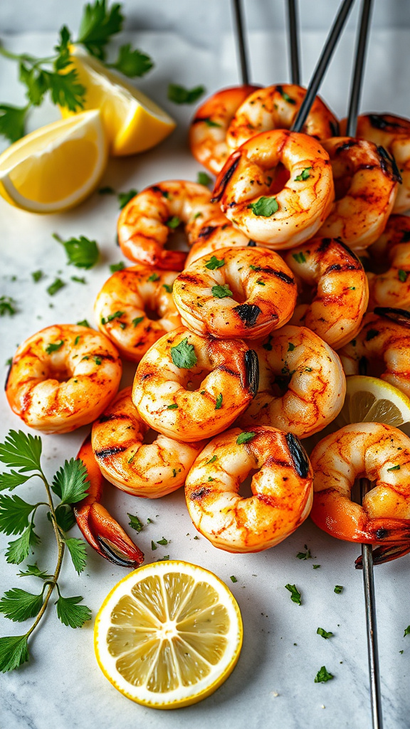 21. Lemon Herb Grilled Shrimp