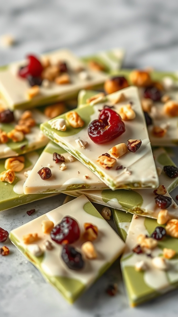 22. Matcha White Chocolate Bark