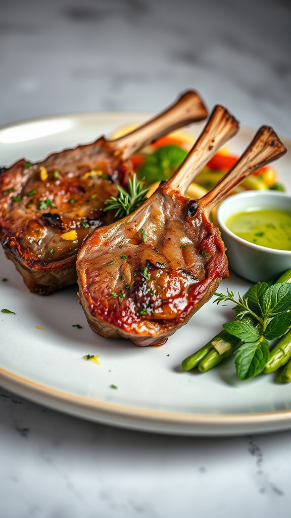 3. Herb-Roasted Lamb Chops