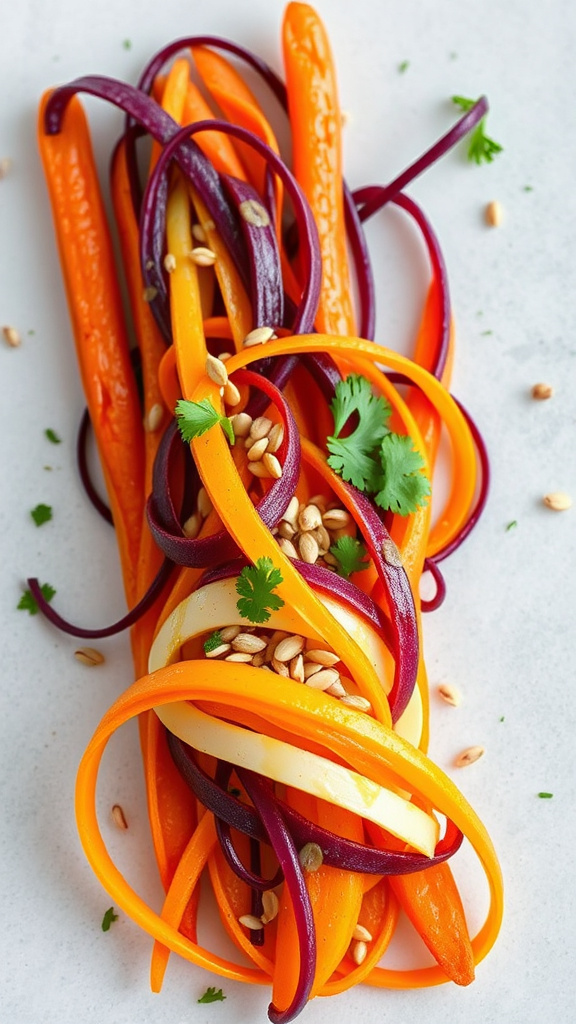 8. Rainbow Carrot Salad