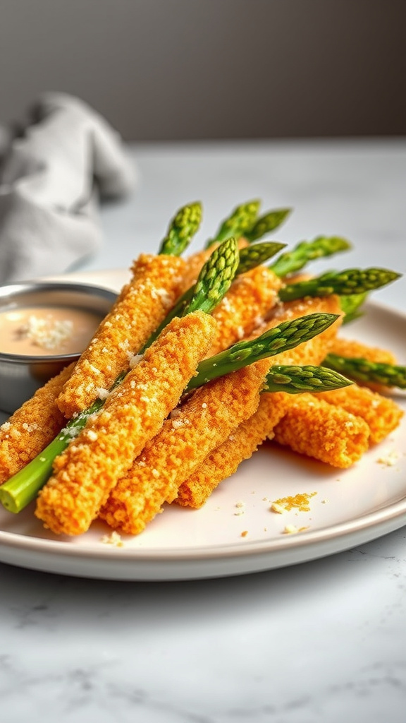 16. Crispy Asparagus Sticks