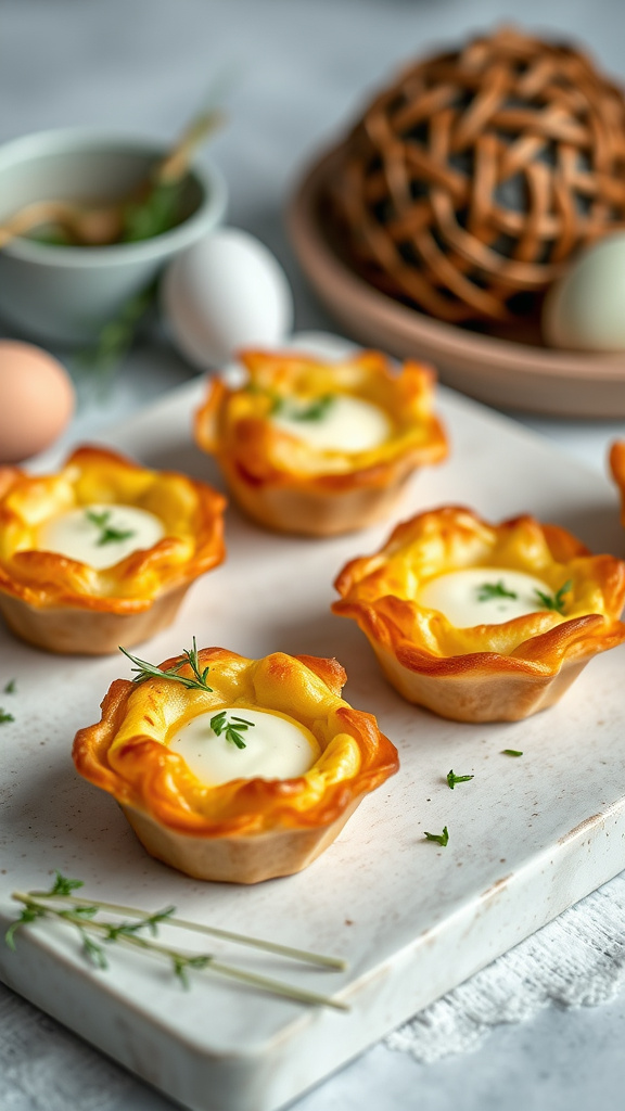 5. Mini Quiche Nests