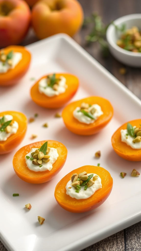 8. Apricot Goat Cheese Bites