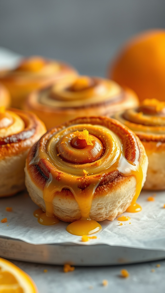 10. Orange Zest Easter Rolls