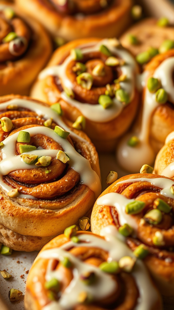 11. Pistachio Bliss Cinnamon Buns