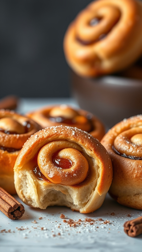 15. Apricot Jam Cinnamon Buns