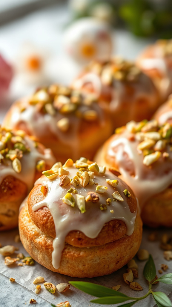 18. Rosewater Pistachio Buns