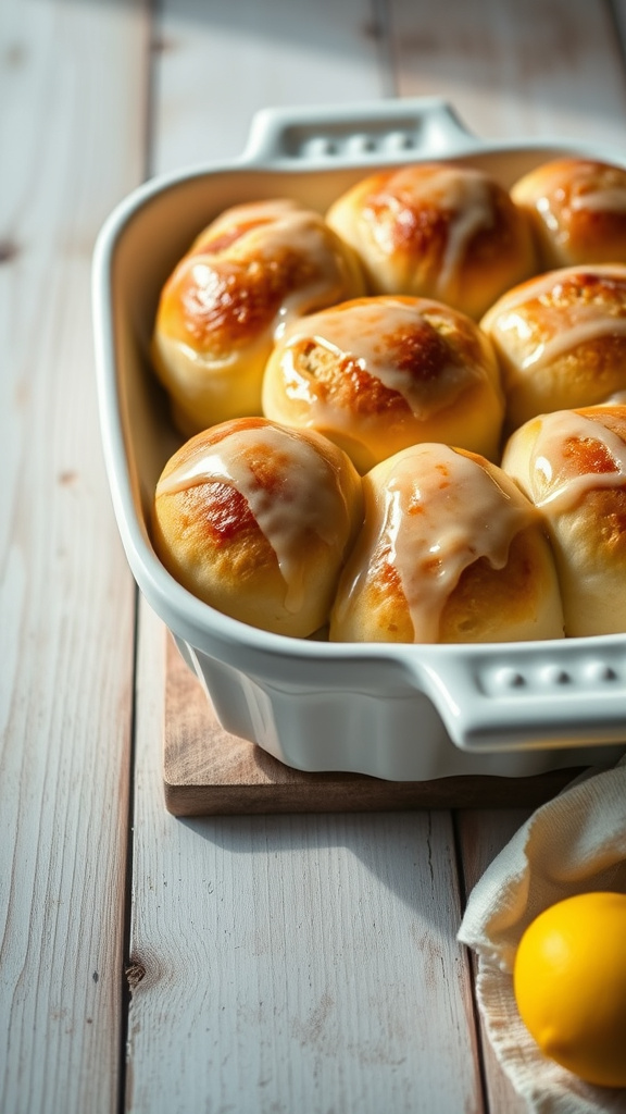 5. Lemon Glazed Easter Rolls