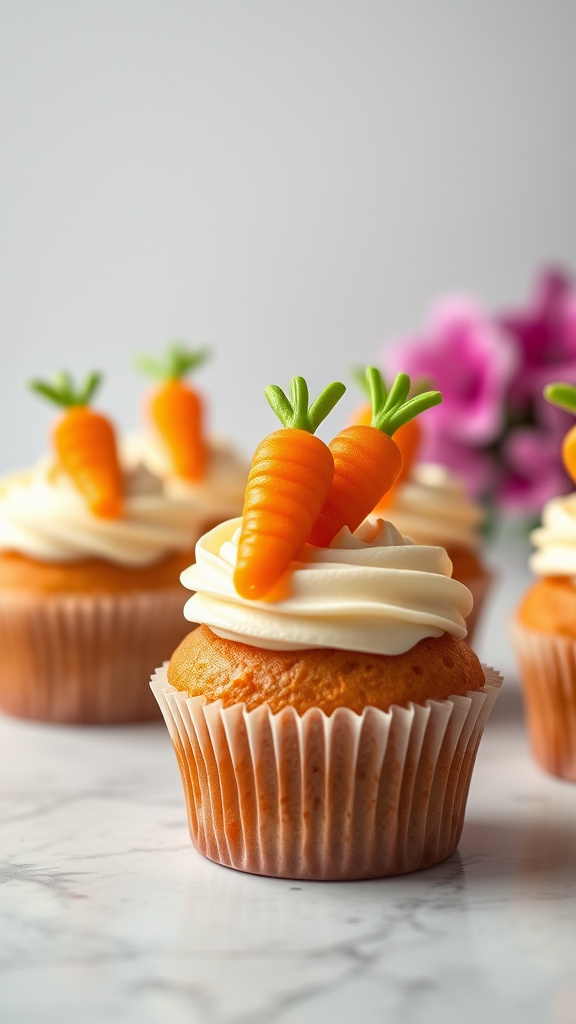 21. Cream Cheese Carrot Toppers