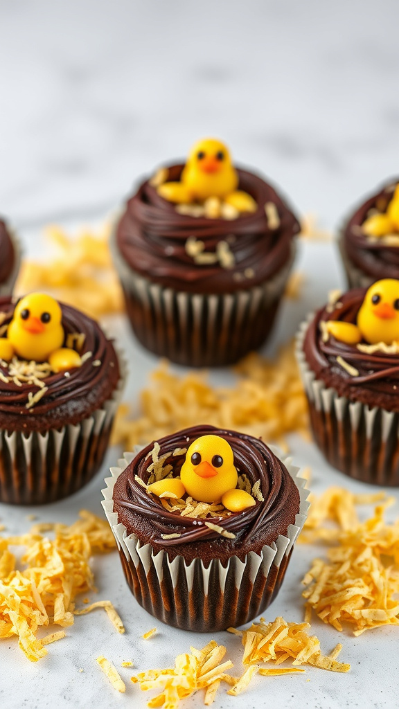 8. Nesting Chick Chocolate Cups