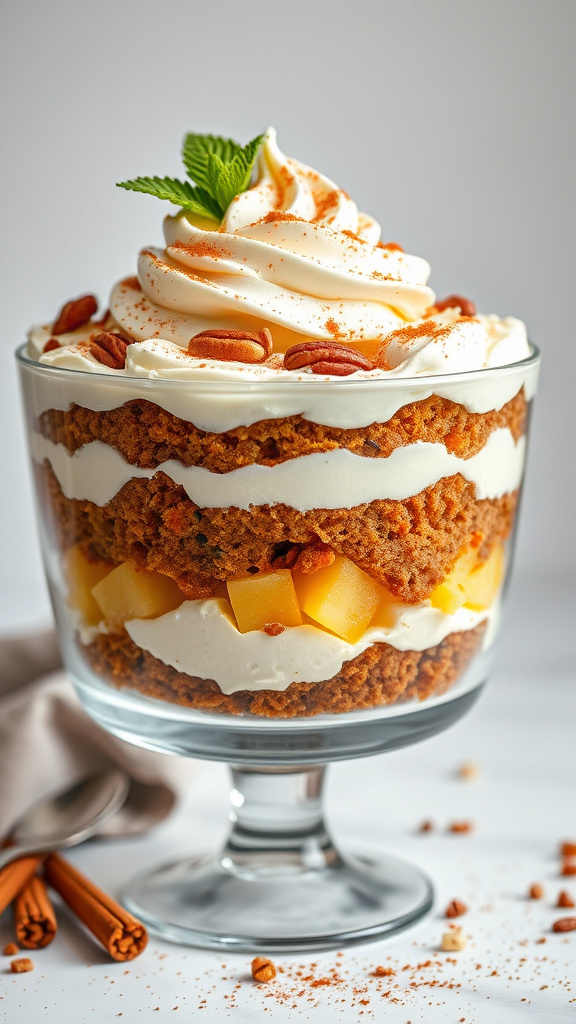 1. Carrot Cake Delight Trifle