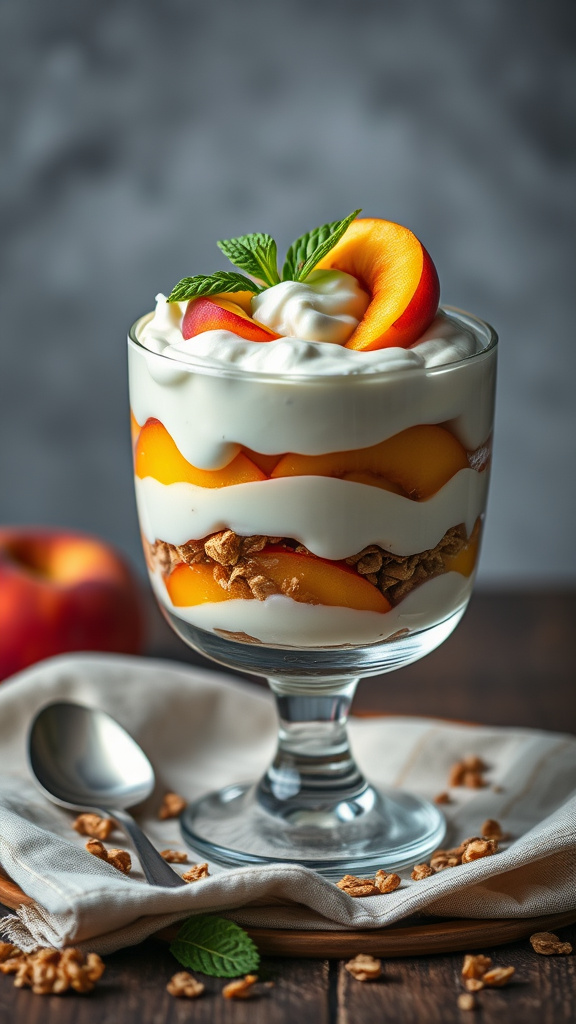 9. Peaches & Cream Parfait Magic