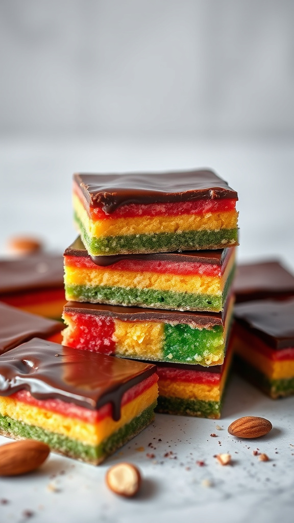 10. Italian Rainbow Delight Bars