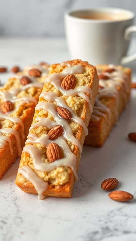 2. Almond Glazed Biscotti Joys