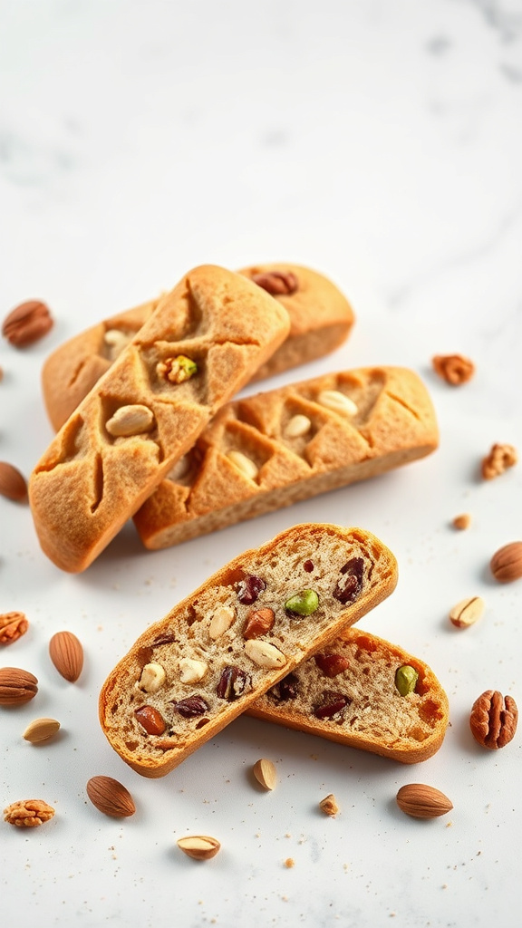 22. Mixed Nut Easter Biscotti