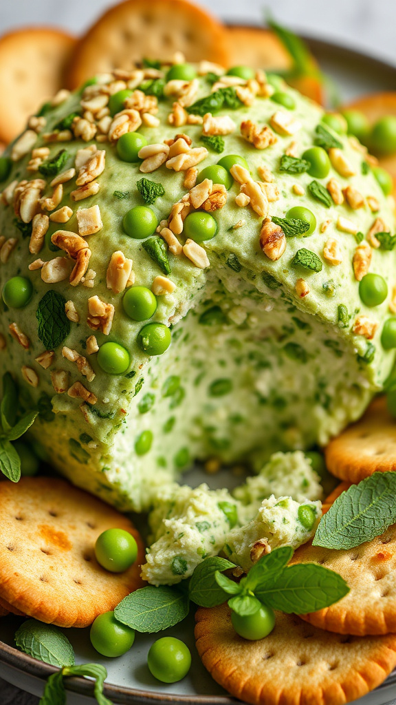 15. Spring Pea & Mint Cheese Marvel