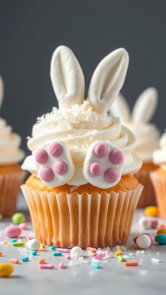 1. Bunny Butt Cupcakes